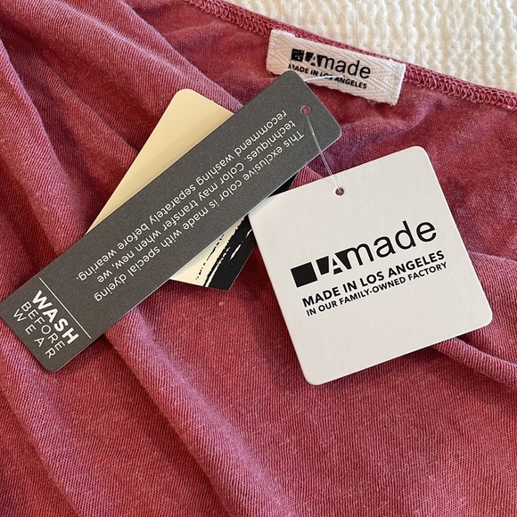 LA Made Sylvie Off the Shoulder Tee - Picture 6 of 10